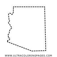 arizona Coloring Page