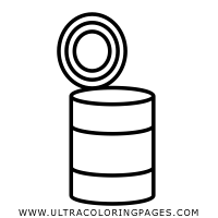 can Coloring Page