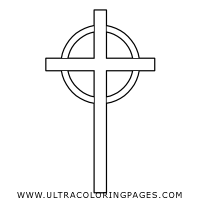celtic-cross Coloring Page