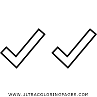 check-marks Coloring Page
