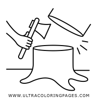 deforestation Coloring Page