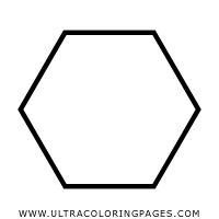 hexagon Coloring Page