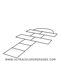 hopscotch Coloring Page