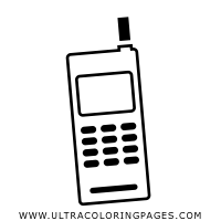 mobile Coloring Page