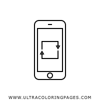 smartphone-repeat Coloring Page