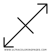 stretch-arrow Coloring Page